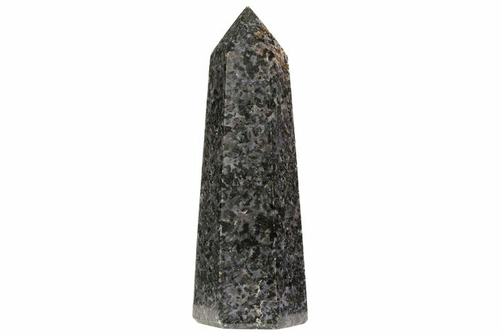 Polished, Indigo Gabbro Obelisk - Madagascar #74356